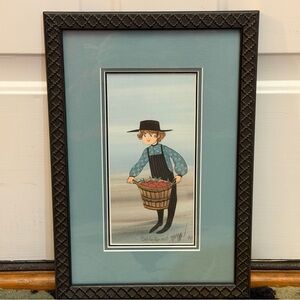 Stephen’s Apples by P. Buckley Moss, signed and numbered